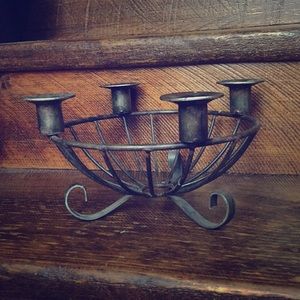 VTG 🕯 IRON CANDLE HOLDER